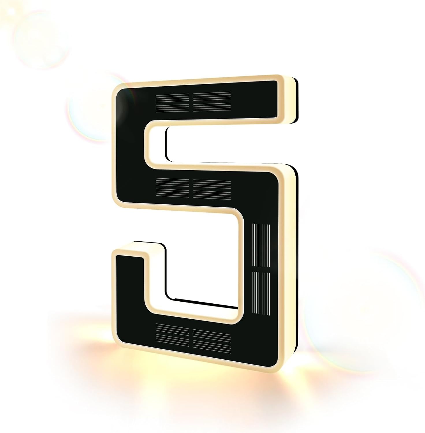 Modern Solar LED Illuminated House Number