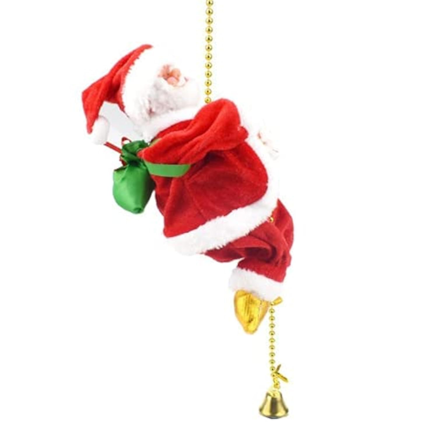 Climbing Santa Claus Christmas Ornament