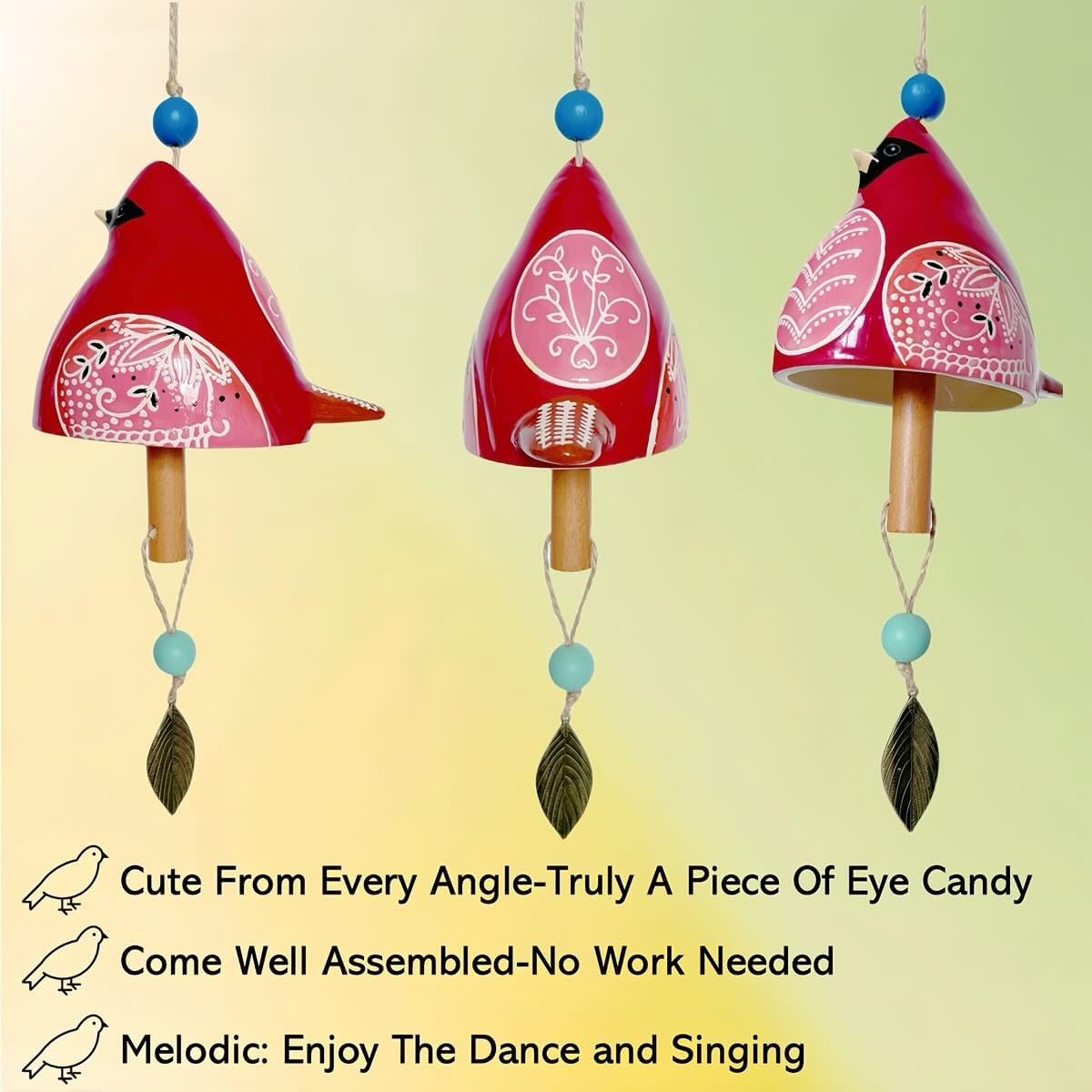 Bird Wind Chimes Outdoor & Indoor Decor