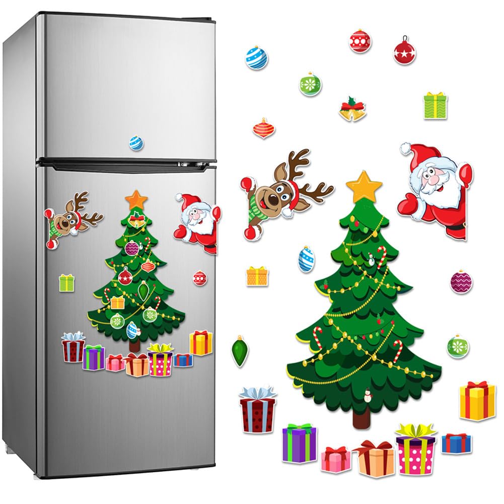 Christmas Tree Fridge Magnet Set