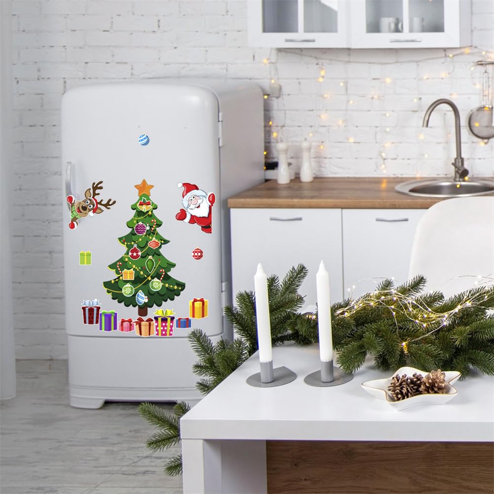 Christmas Tree Fridge Magnet Set