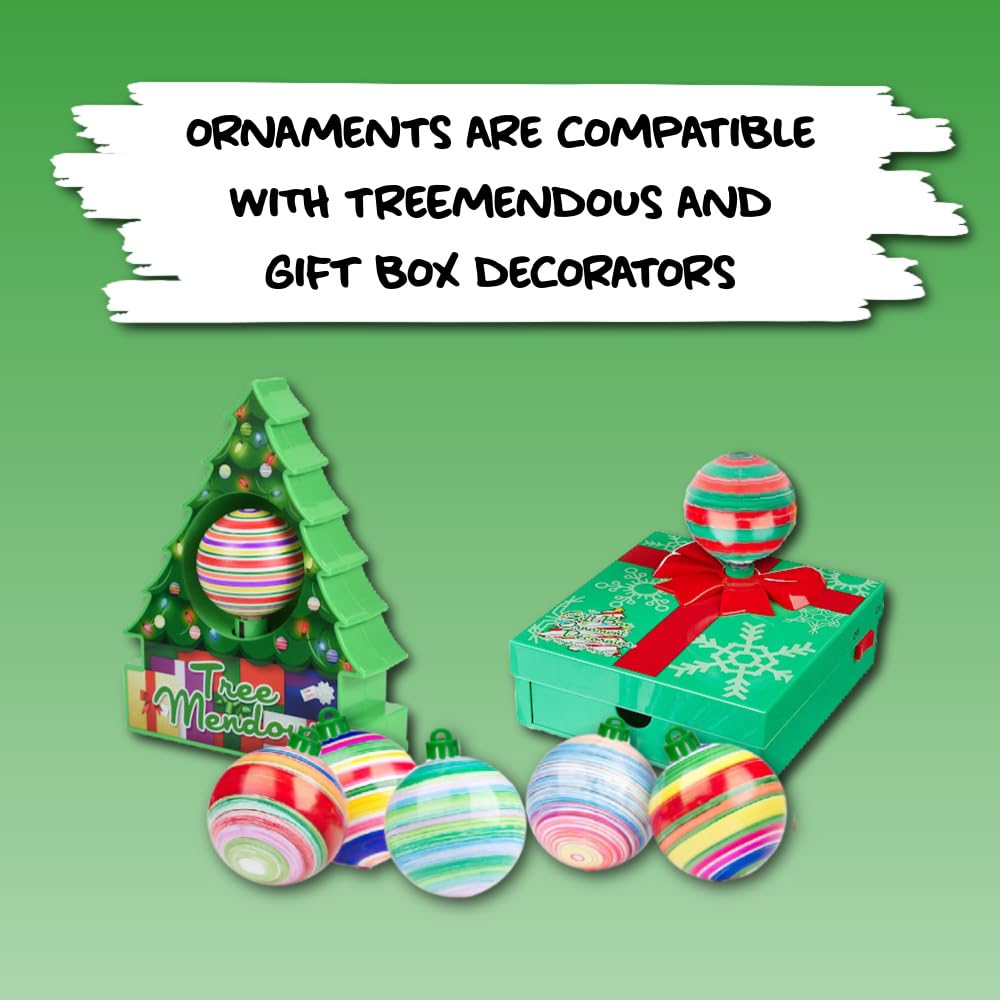 6 Pack DIY White Ball Ornaments Refill Kit