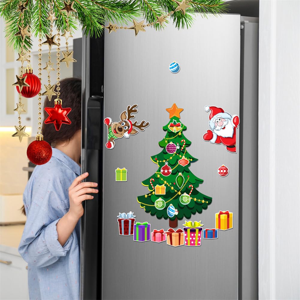 Christmas Tree Fridge Magnet Set