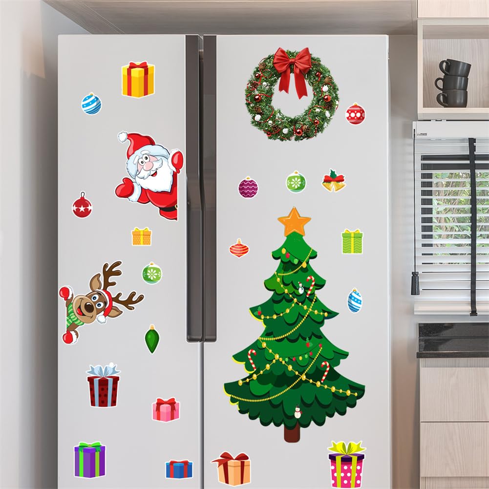 Christmas Tree Fridge Magnet Set