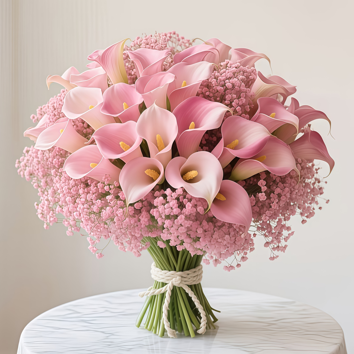 16Pcs Faux Calla Lily Floral Arrangement for Home Decor