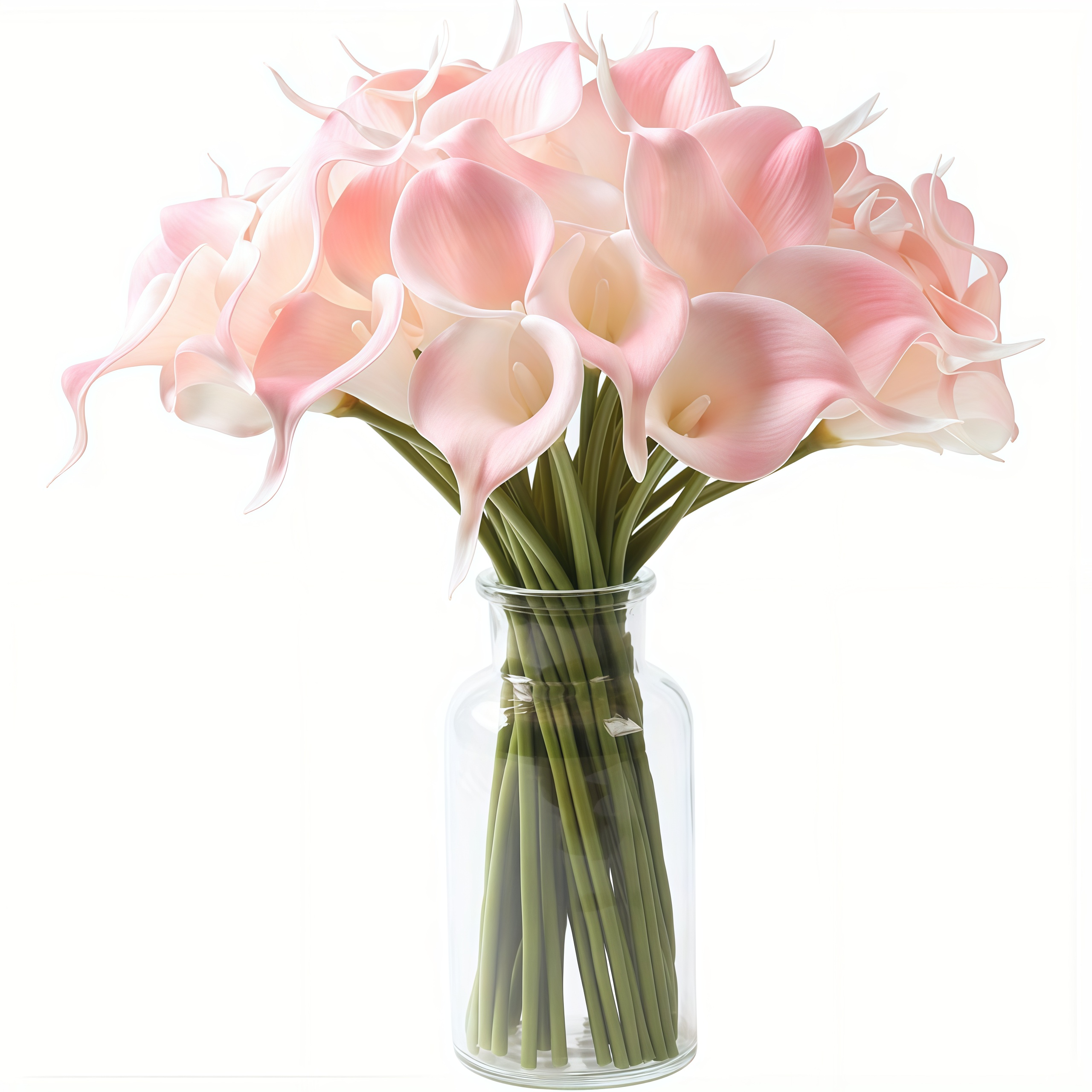 Faux Calla Lily Floral Arrangement for Home Decor
