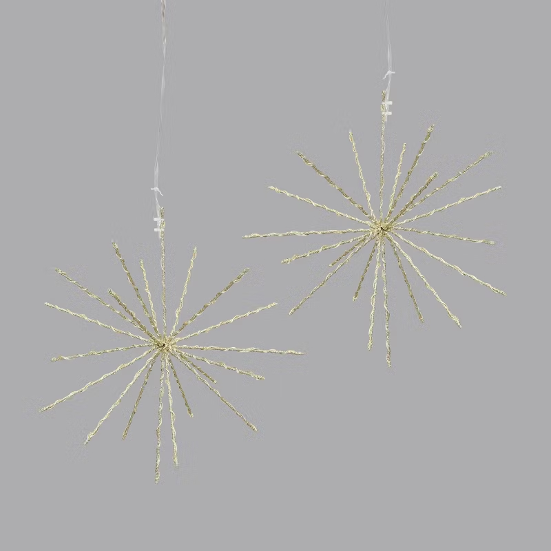 3-Pack 12" Twinkling Starburst Lights