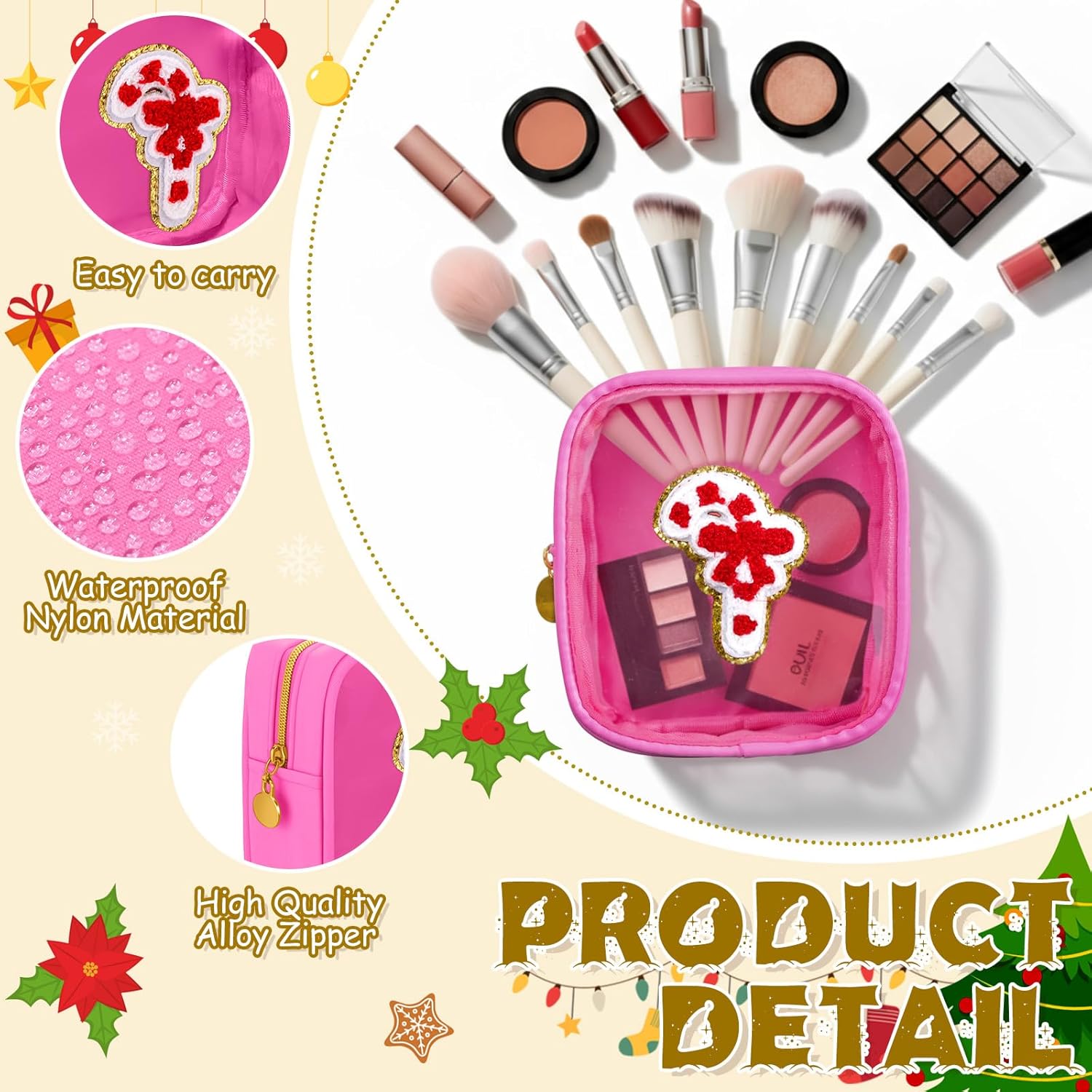 Christmas Mini Makeup Bags