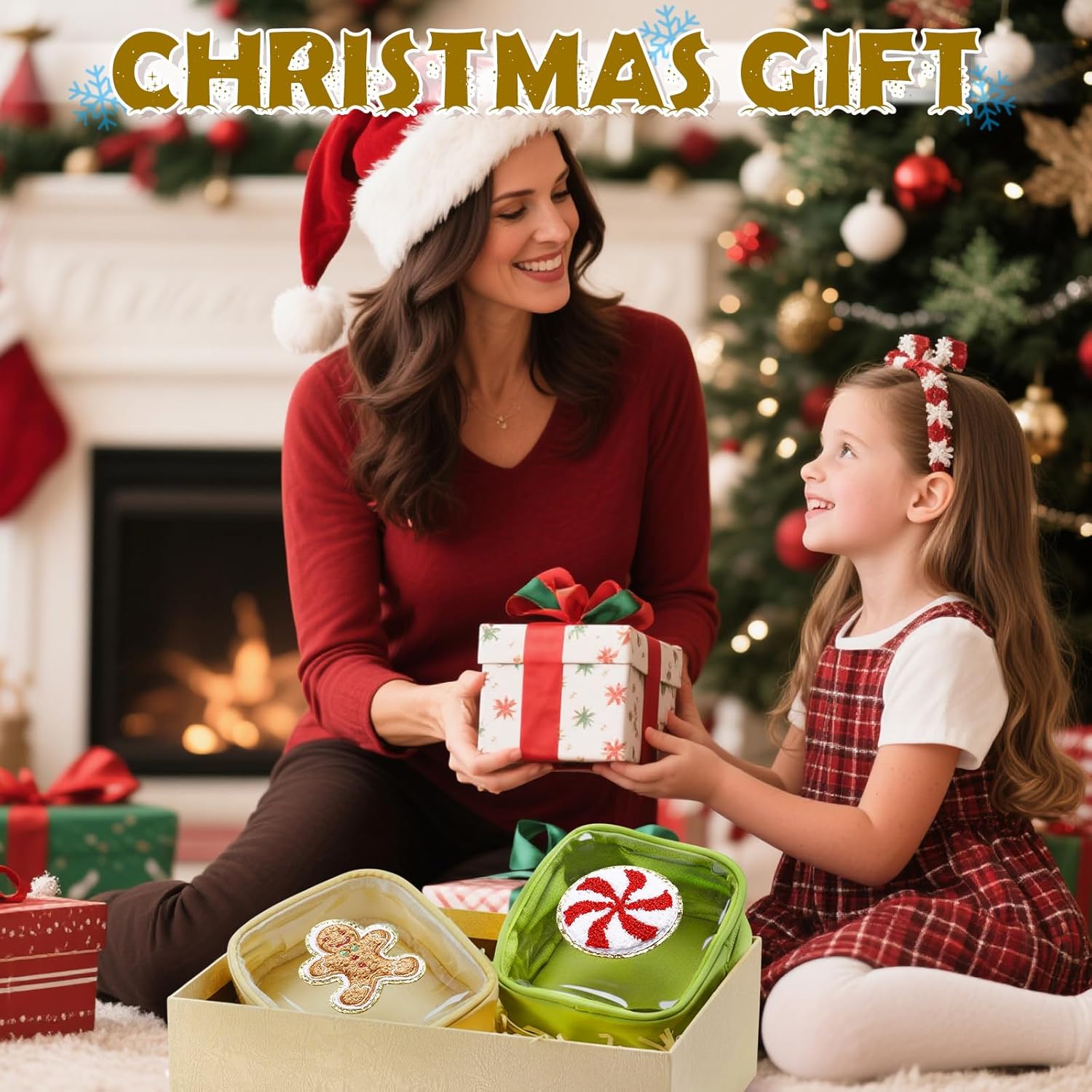 Christmas Mini Makeup Bags