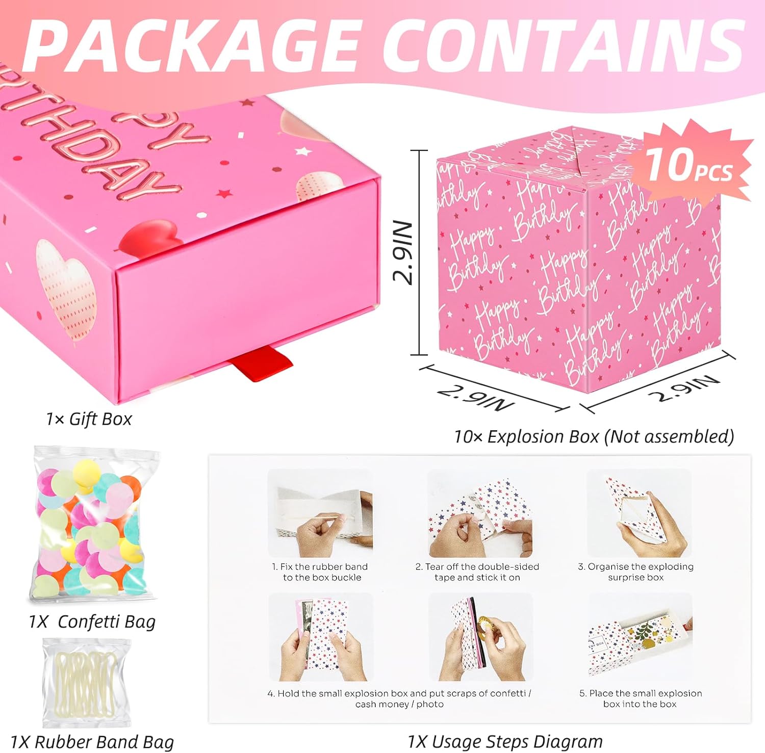 Christmas Surprise Gift Box Explosion for Money