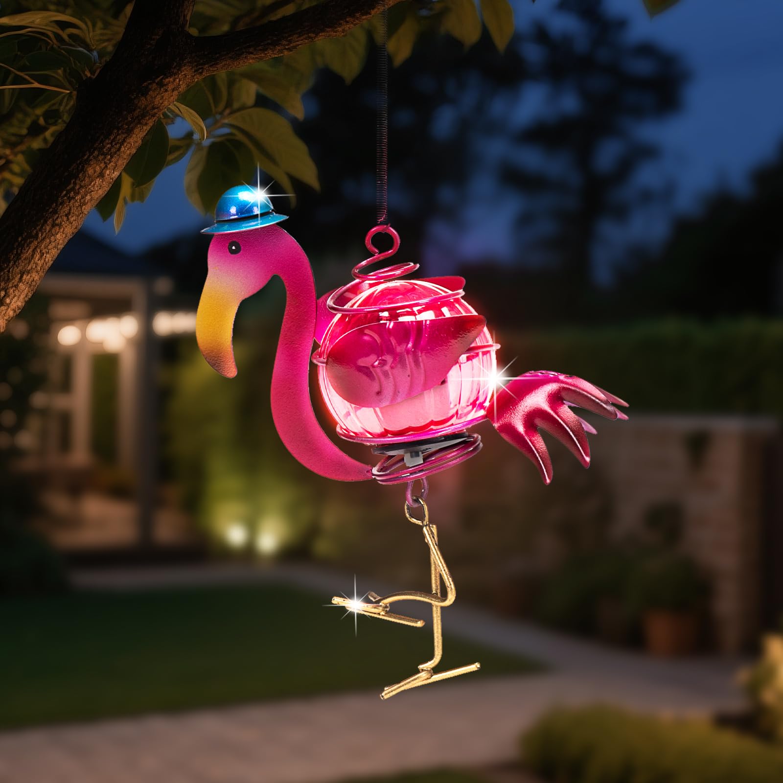 Solar Hanging Insect Lights LED Outdoor Waterproof