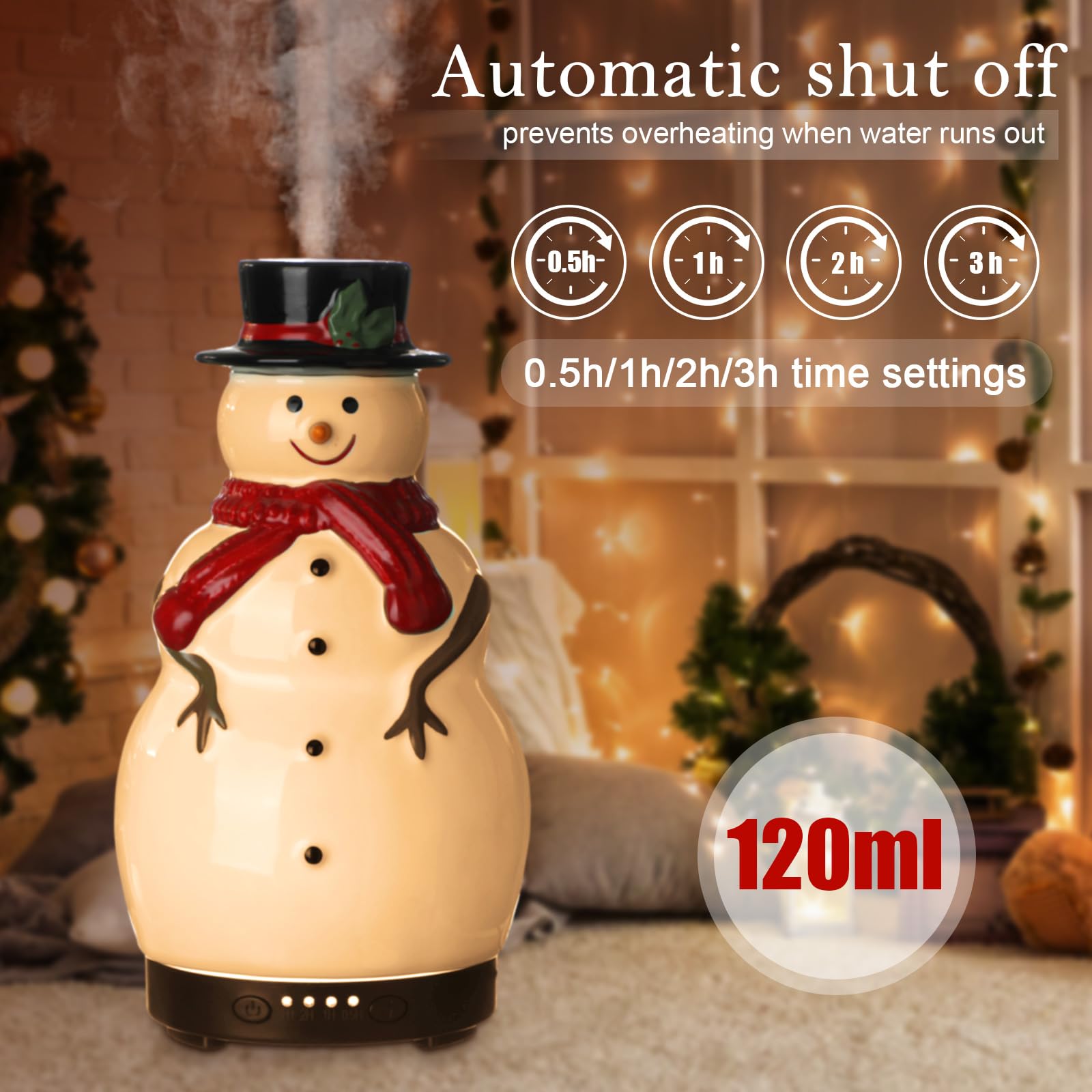 Christmas Gift Essential Oil Diffuser & Aromatherapy Humidifier