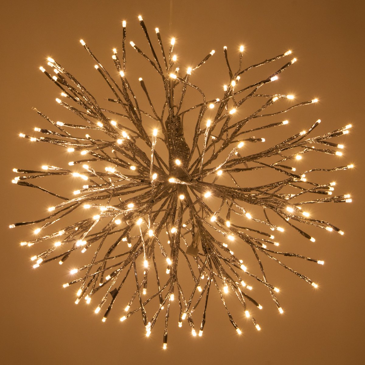 Christmas Starburst Lighted Branches with White LED Twinkle Lights