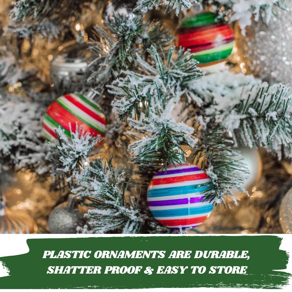 6 Pack DIY White Ball Ornaments Refill Kit