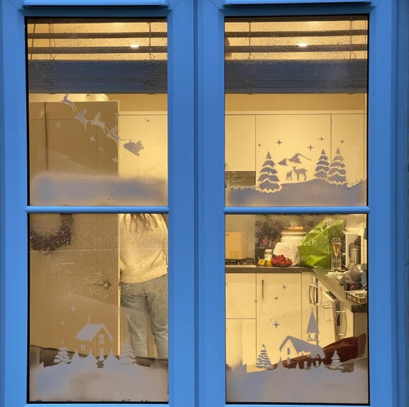 Christmas Stencils for Window Glass 