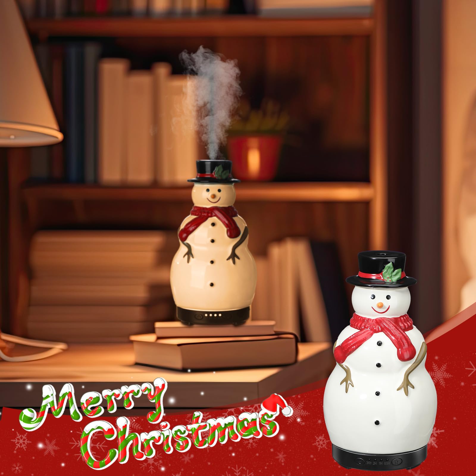 Christmas Gift Essential Oil Diffuser & Aromatherapy Humidifier