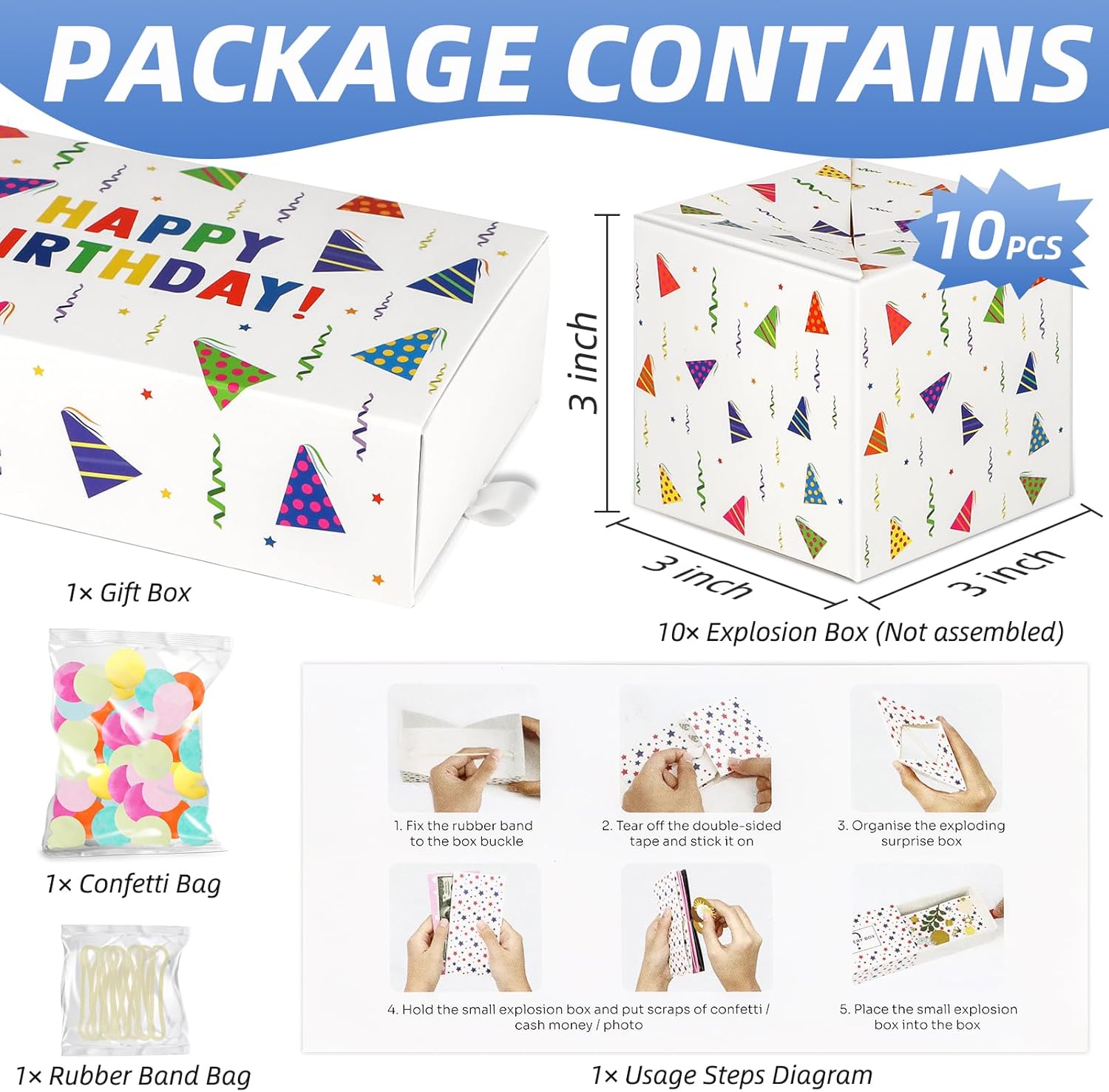 Christmas Surprise Gift Box Explosion for Money