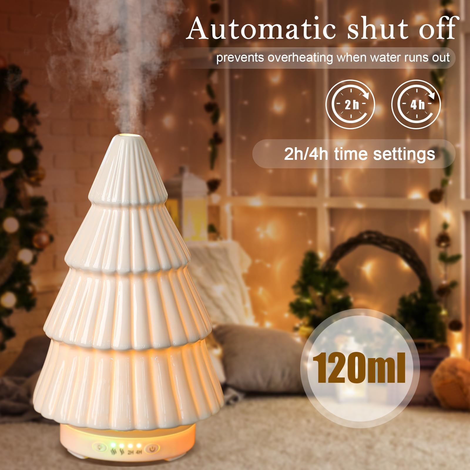 Christmas Gift Essential Oil Diffuser & Aromatherapy Humidifier