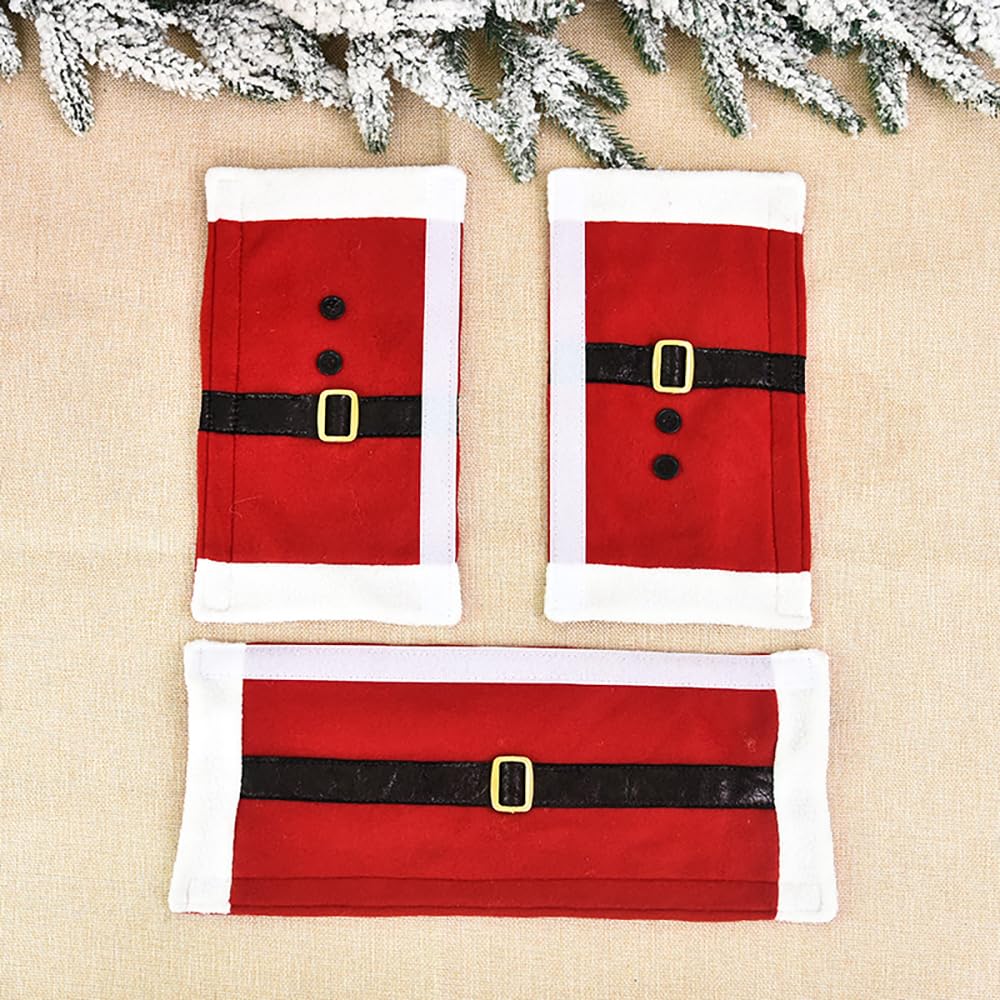 Set of 3 Christmas Fridge Handle Covers