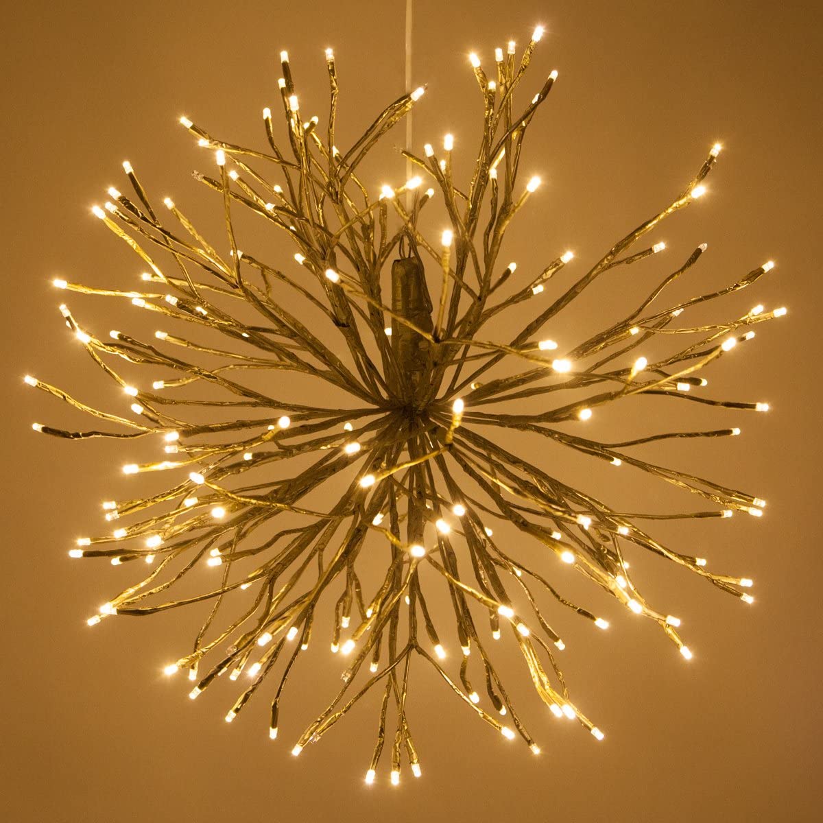 Christmas Starburst Lighted Branches with White LED Twinkle Lights
