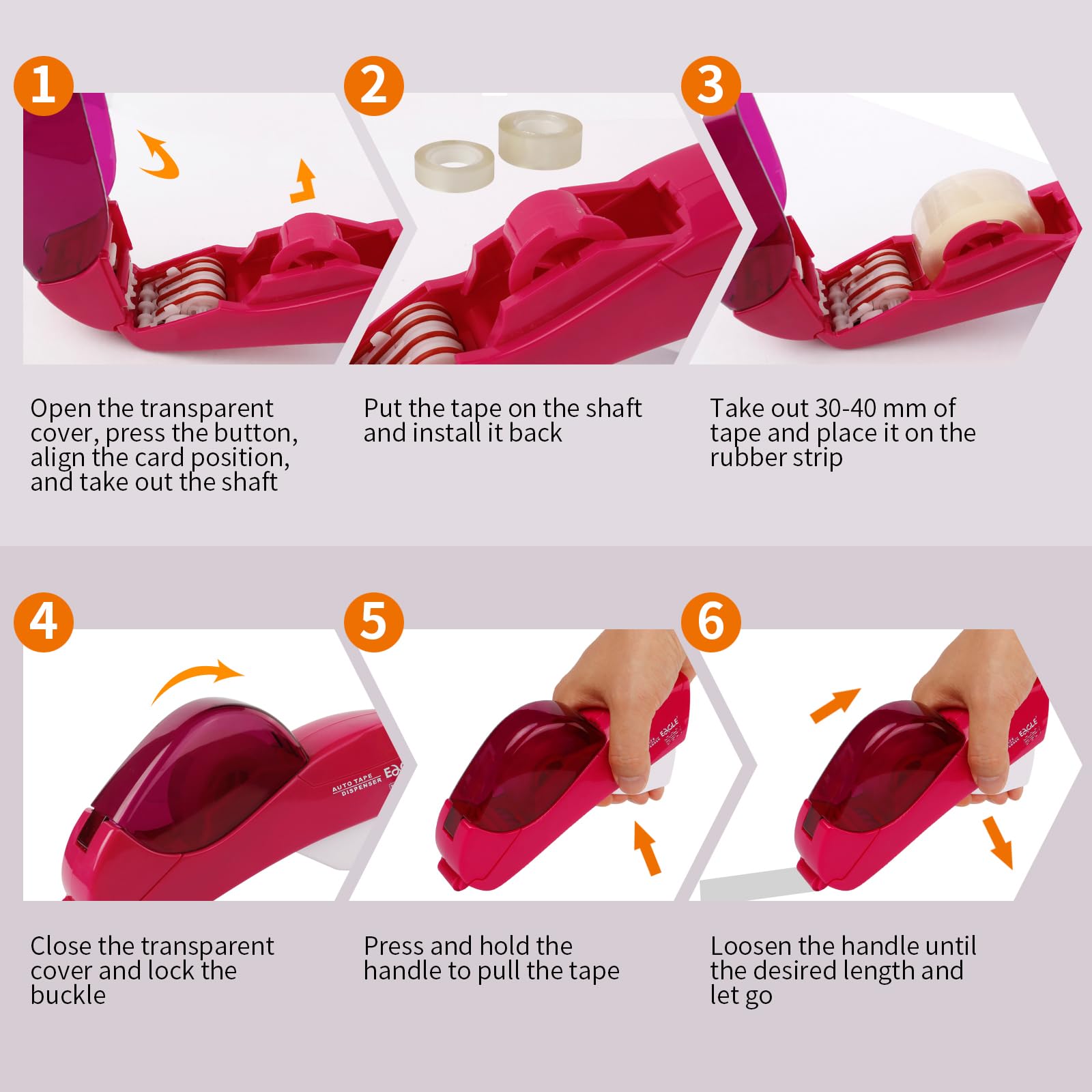 Handheld Automatic Tape Dispenser