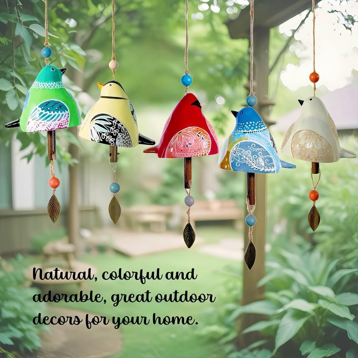 Bird Wind Chimes Outdoor & Indoor Decor