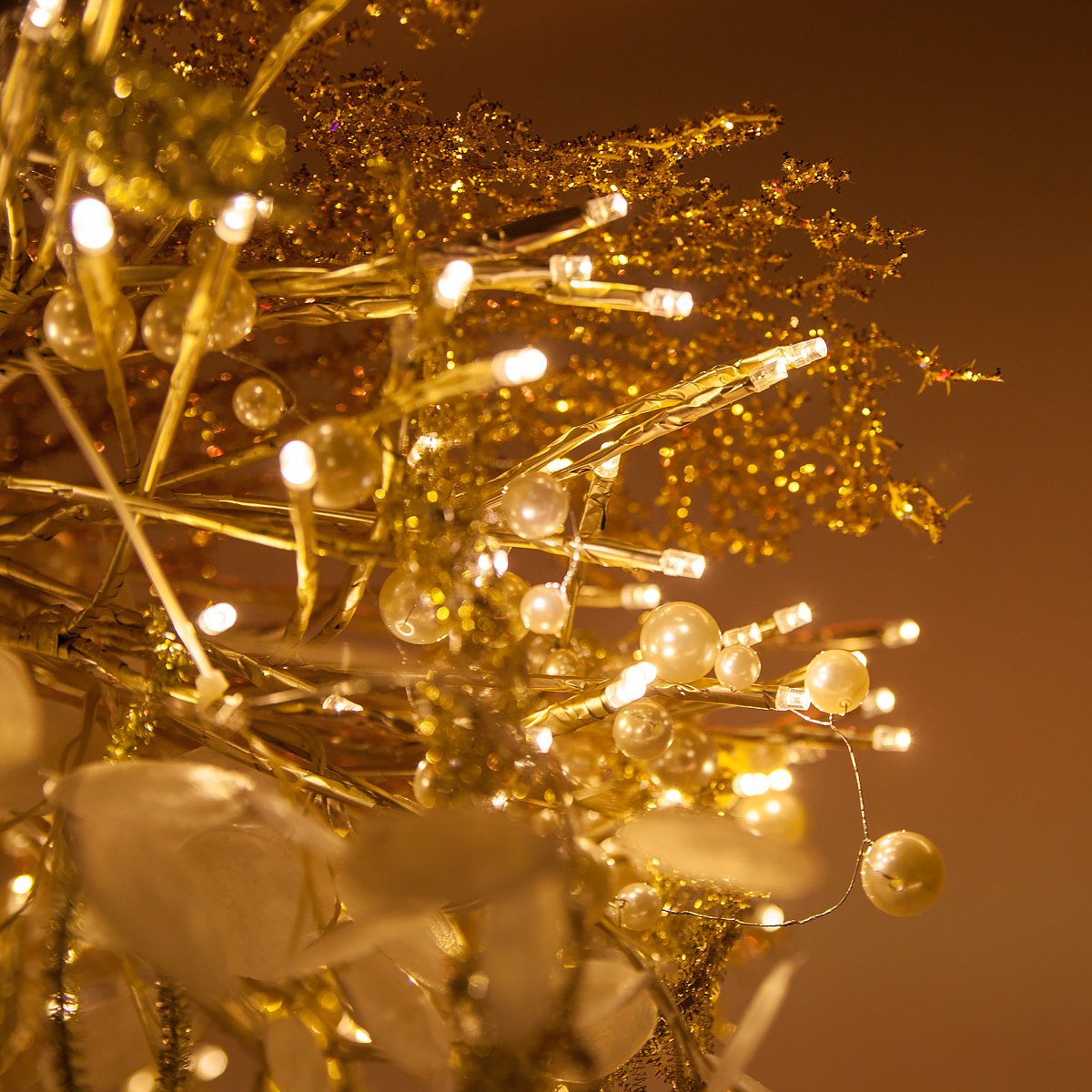 Christmas Starburst Lighted Branches with White LED Twinkle Lights