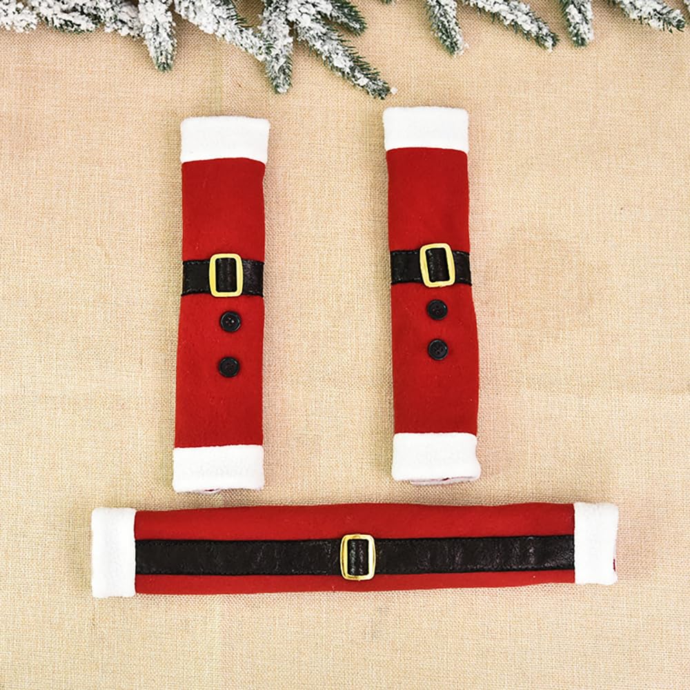 Set of 3 Christmas Fridge Handle Covers