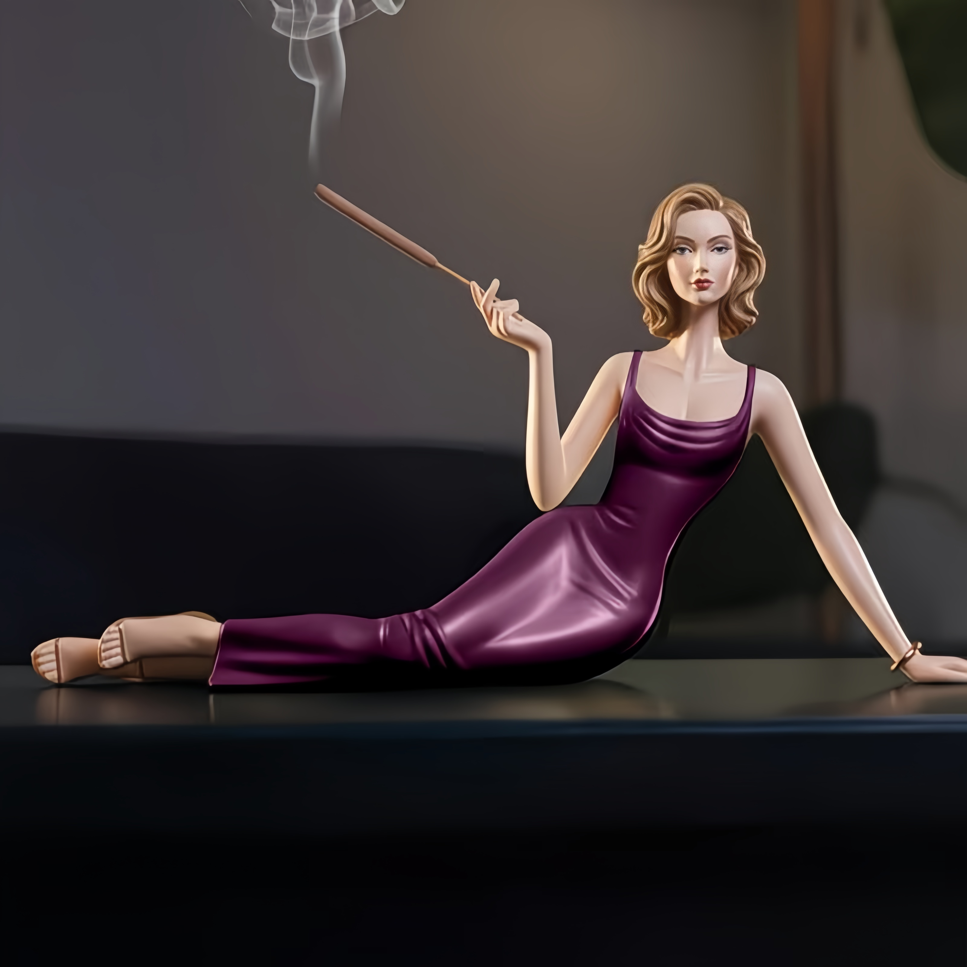 Handcrafted Ceramic Aroma Statue – Where Sculpture Meets Serenity