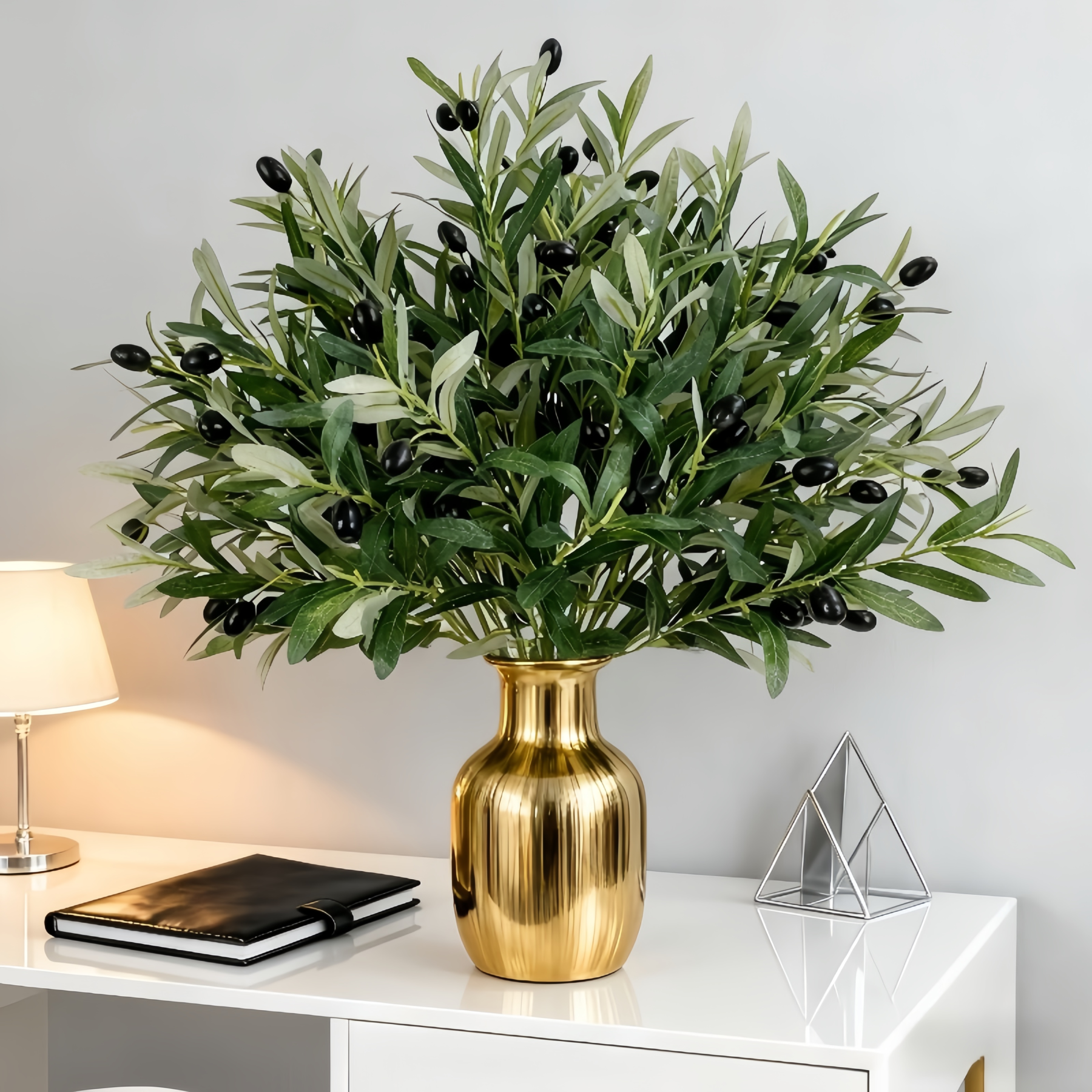 Artificial Olive Branch Arrangement