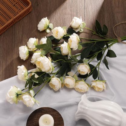 Artificial Peony Stems for Vase Styling