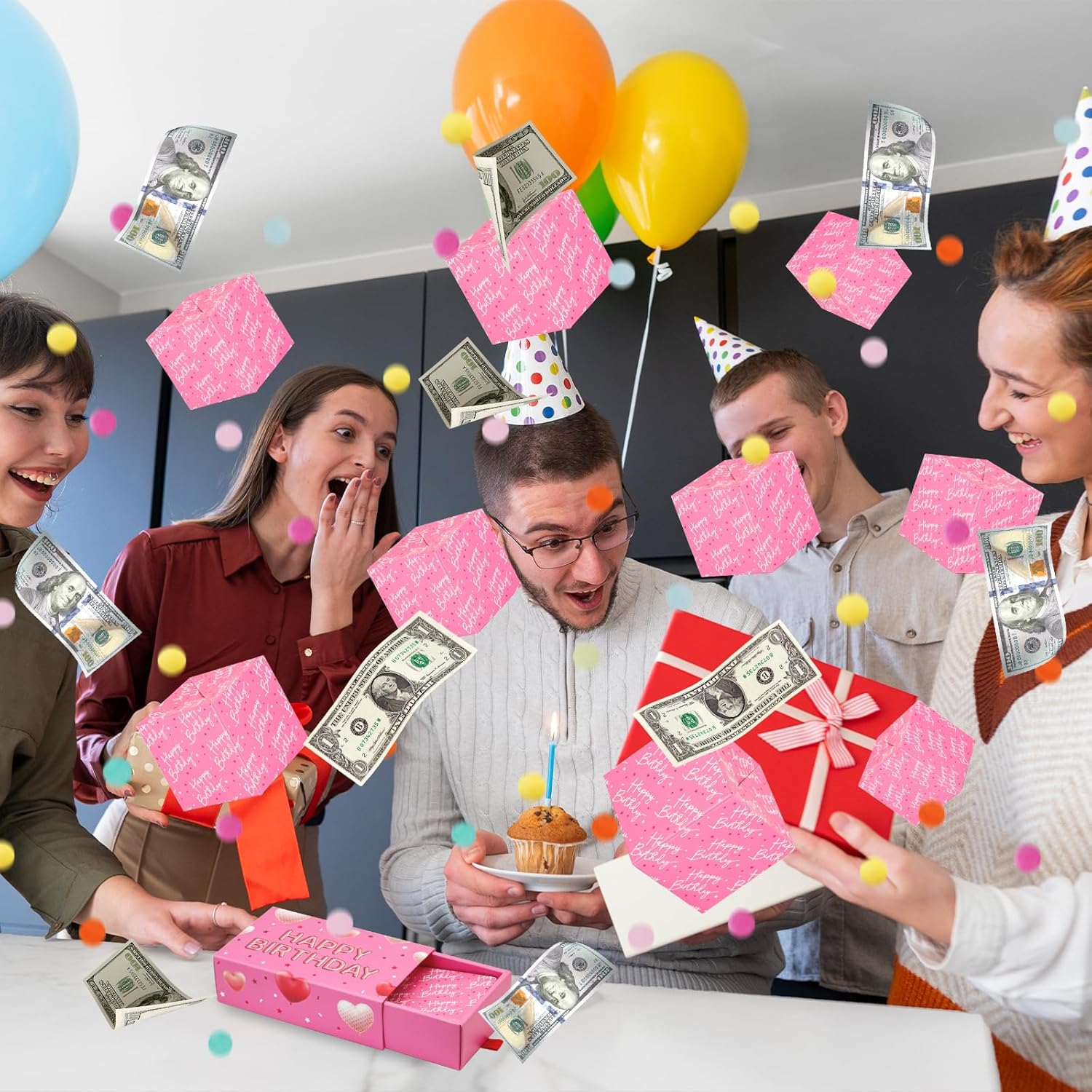Christmas Surprise Gift Box Explosion for Money