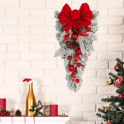 Christmas Teardrop Swag Wreath Ornament