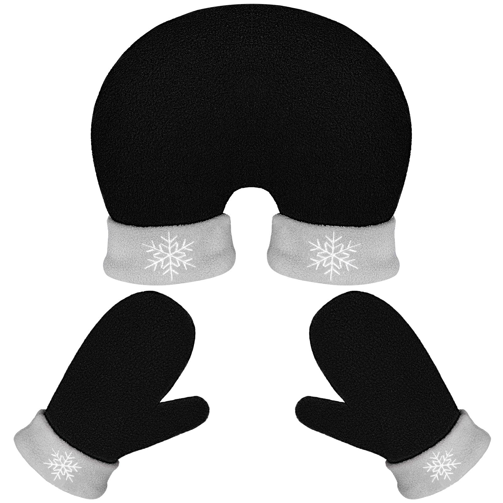 3 Pcs Warm Hand Holding Glove Set for Couples Friends Women and Men