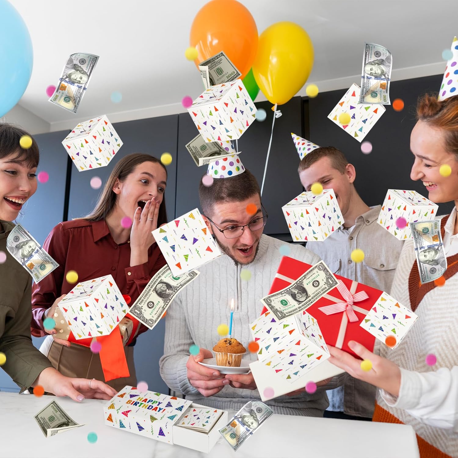 Christmas Surprise Gift Box Explosion for Money