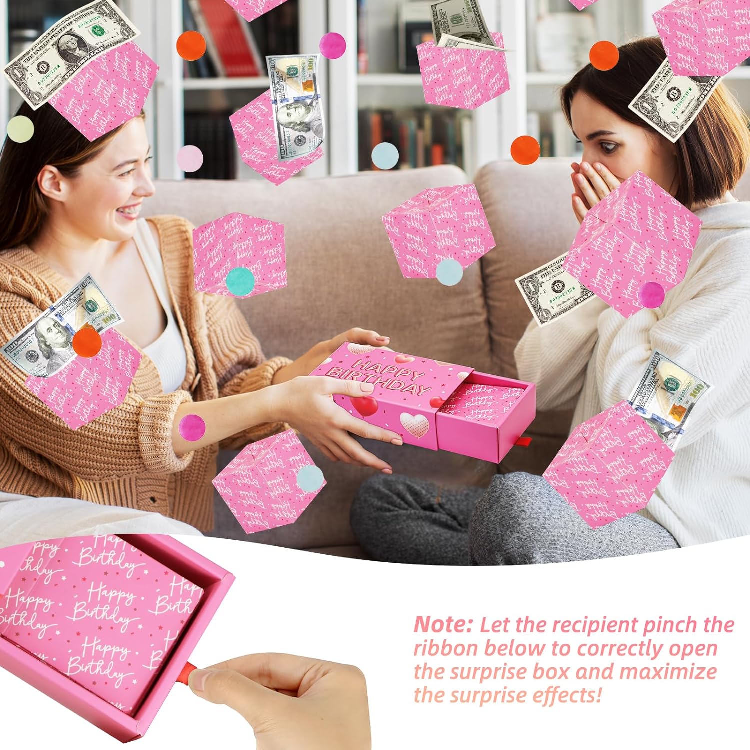 Christmas Surprise Gift Box Explosion for Money