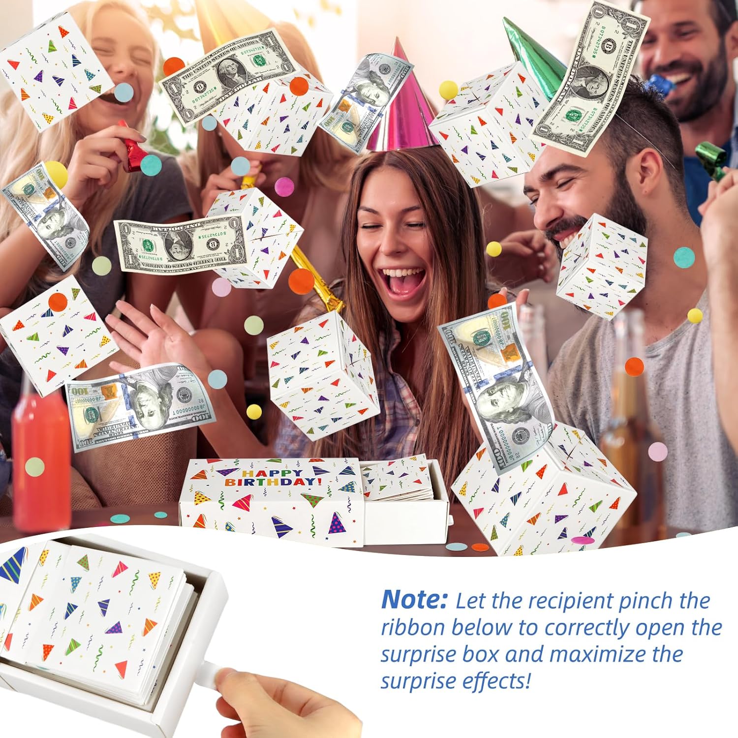 Christmas Surprise Gift Box Explosion for Money