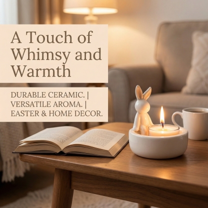 Spring Bunny Tealight Candle Holder