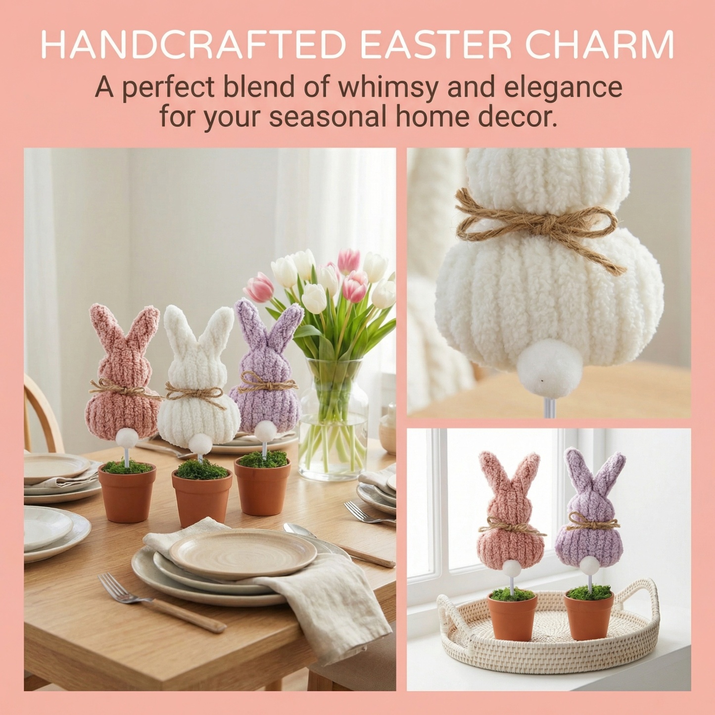 Cozy Spring Bunny Table Decor