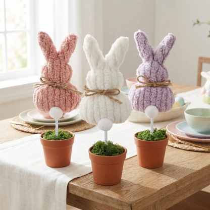 Cozy Spring Bunny Table Decor