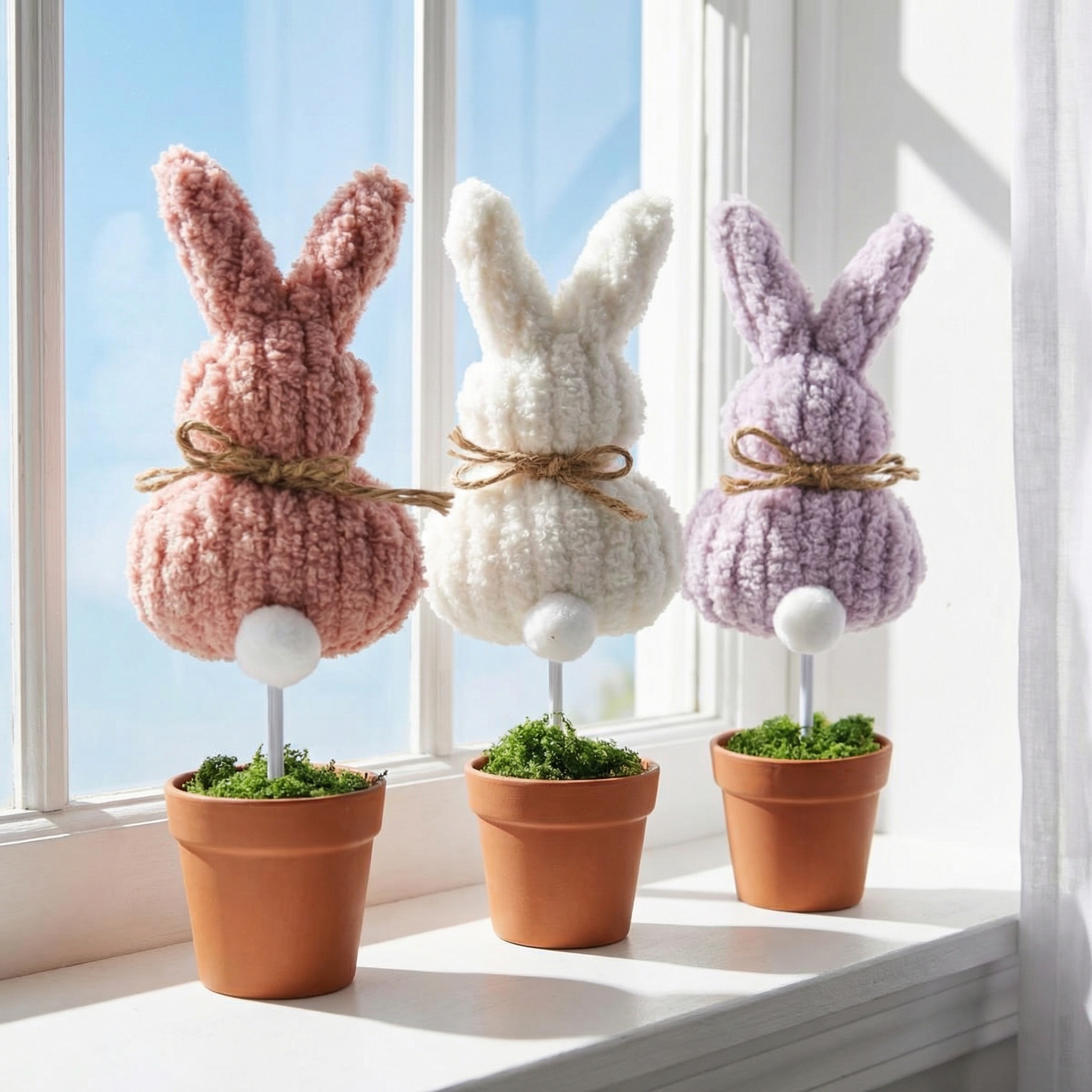 Cozy Spring Bunny Table Decor
