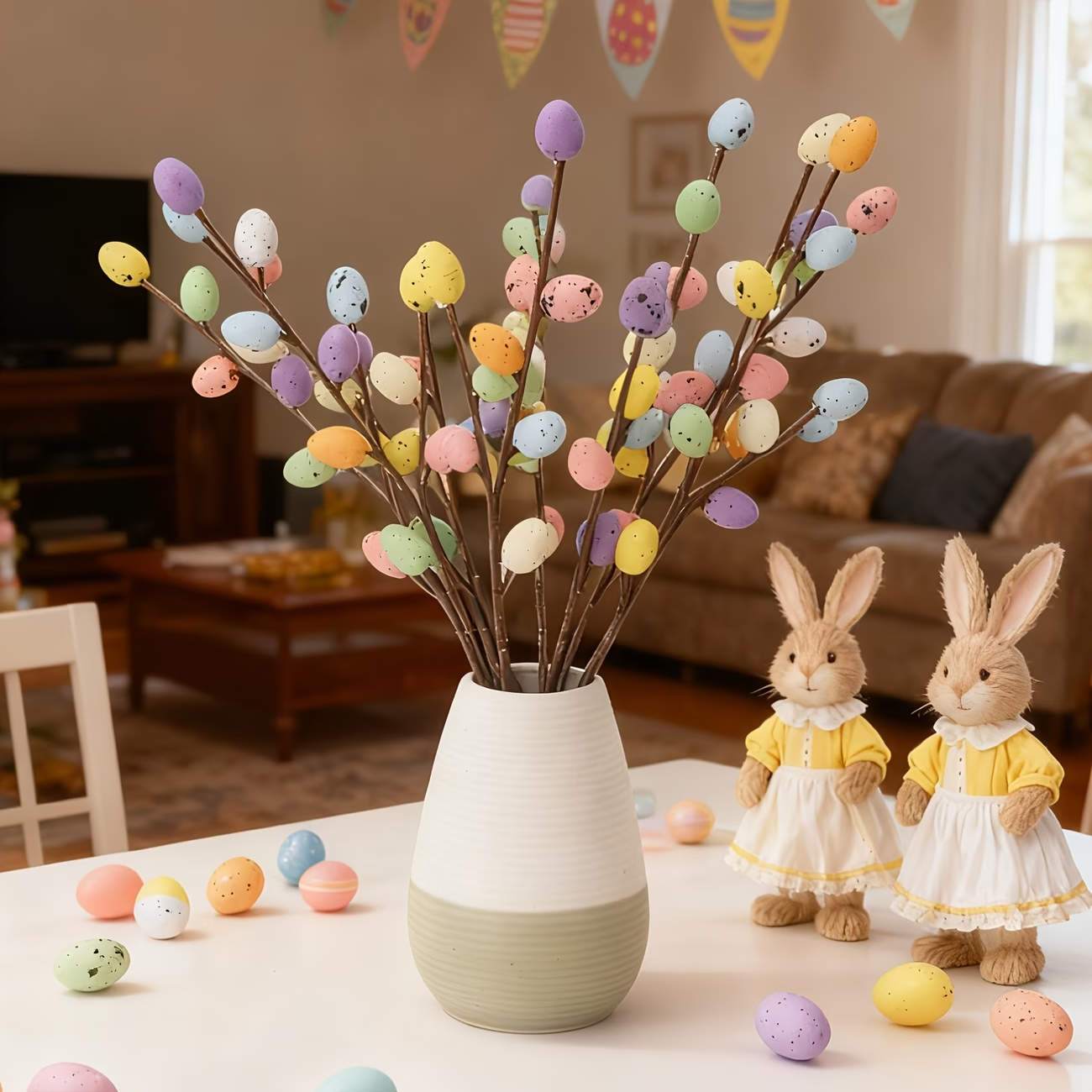 Easter Egg Branch Floral Stems for Vase