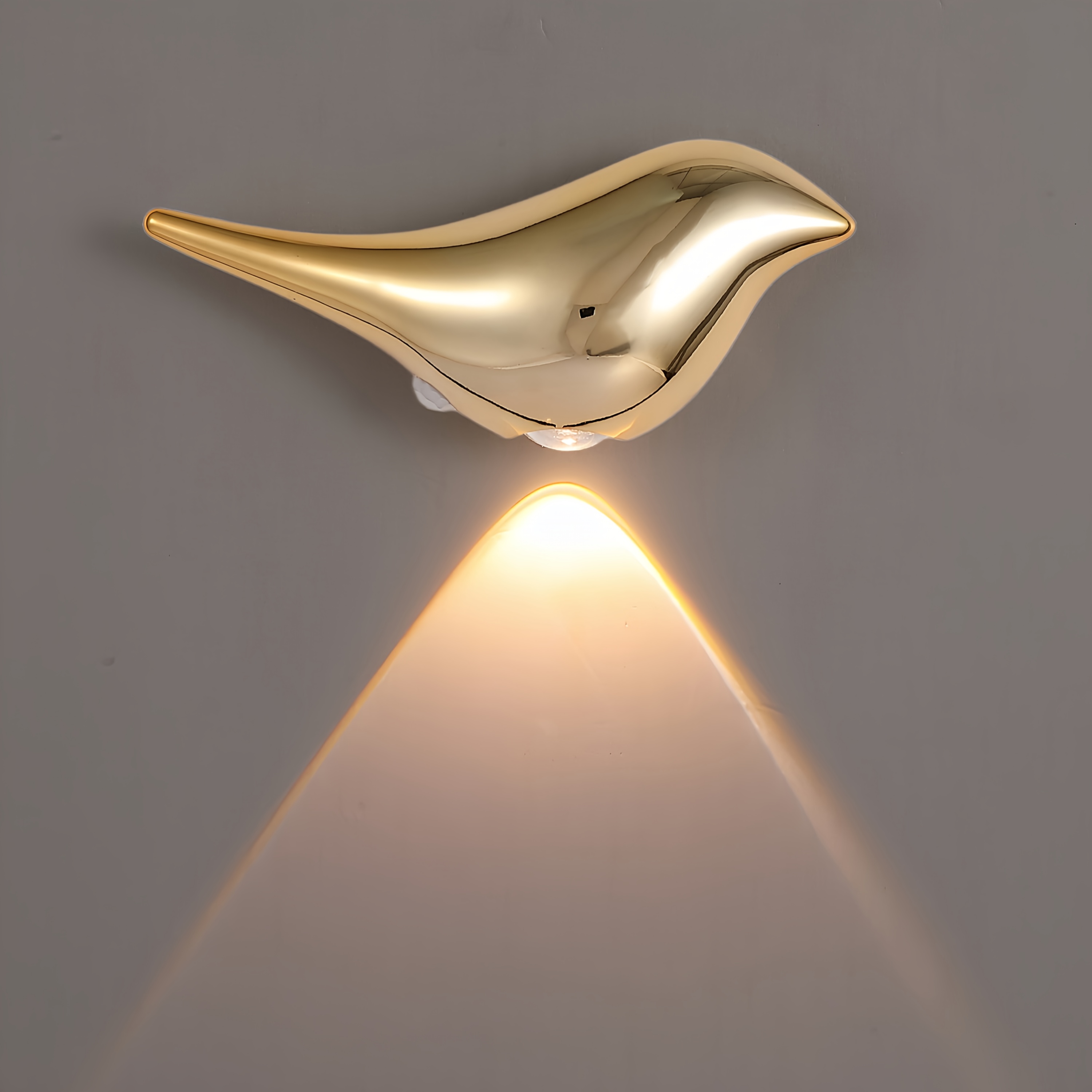 Bird-Shaped Motion Sensor Wall Light