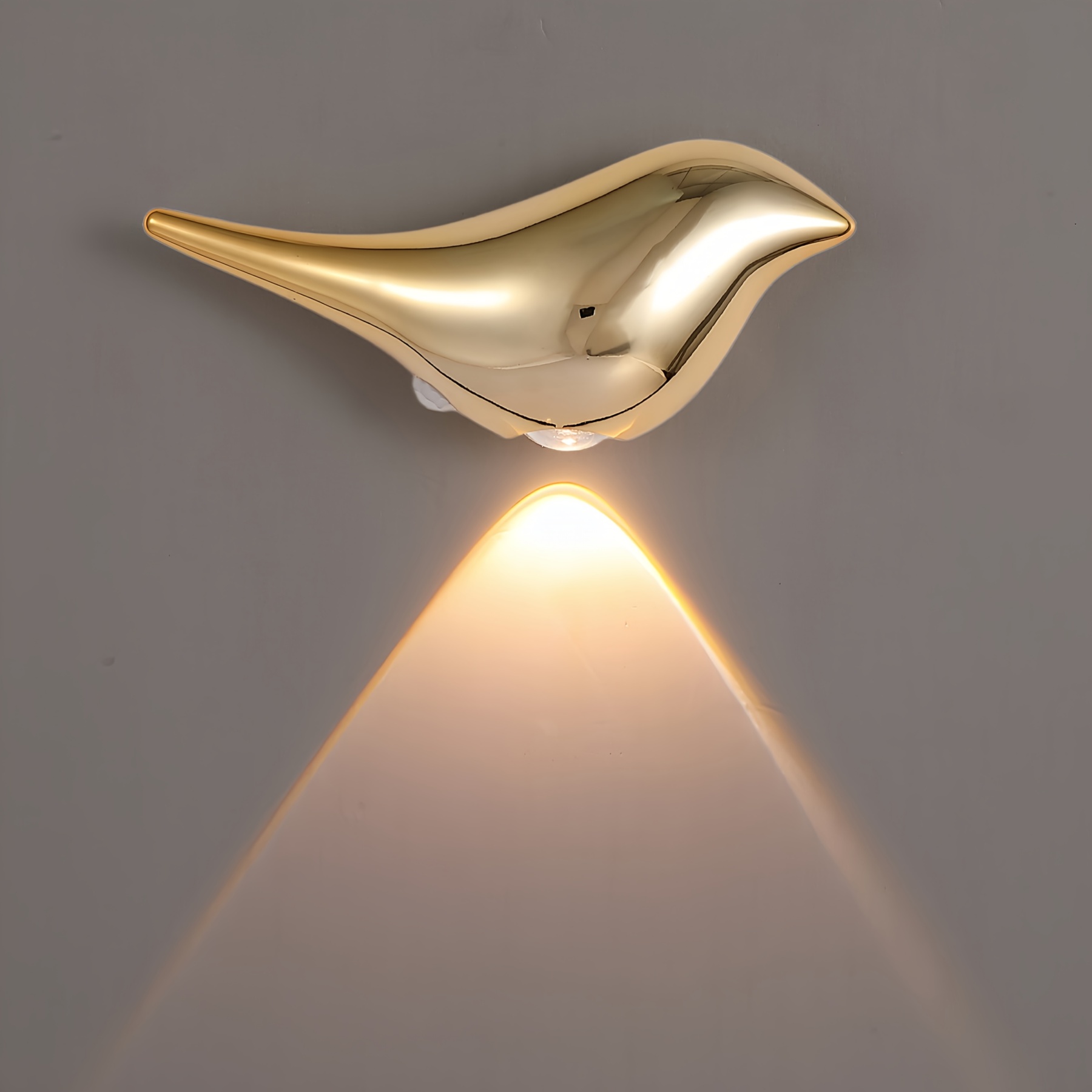 Bird-Shaped Motion Sensor Wall Light