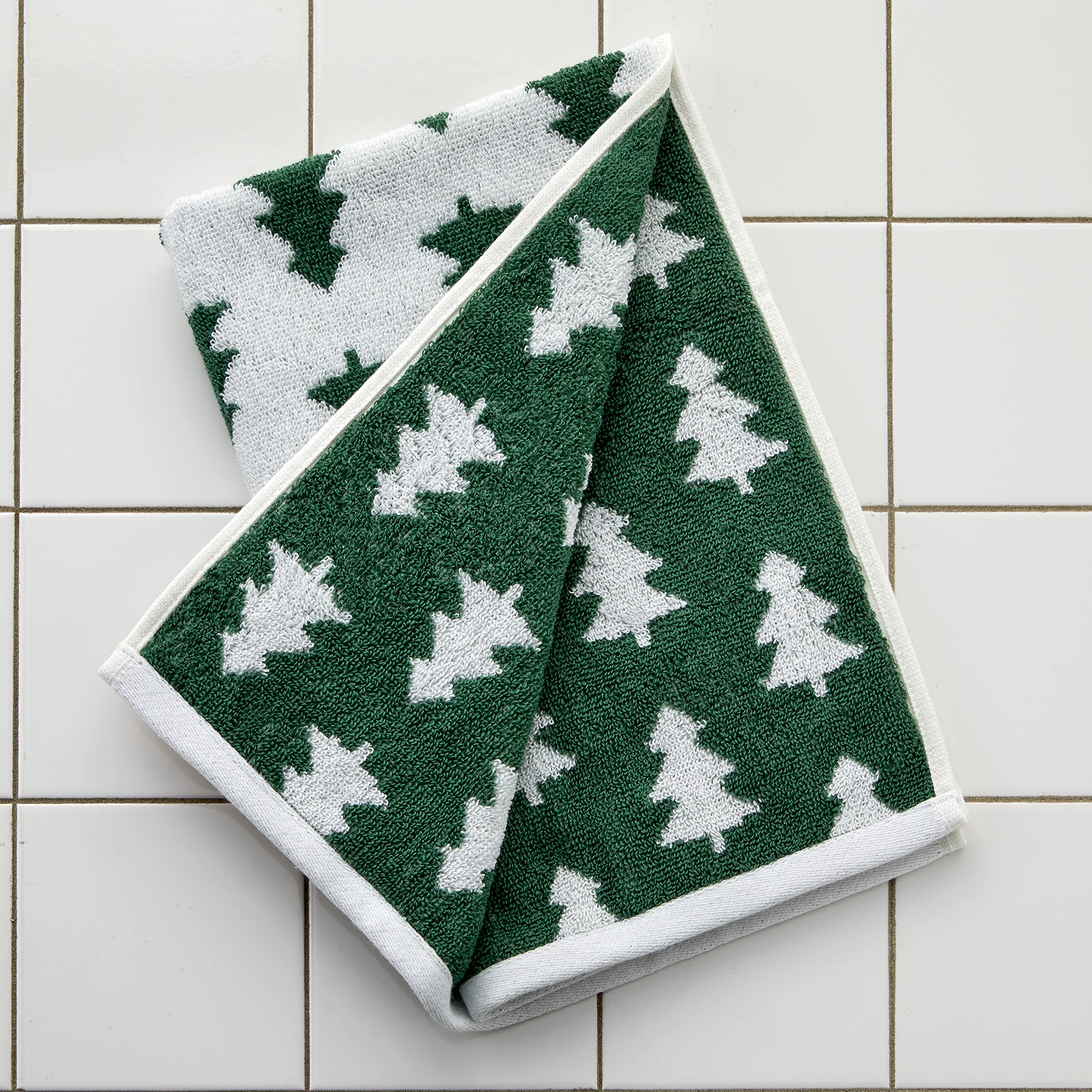 Holiday Pine Tree Kitchen & Bath Hand Towel