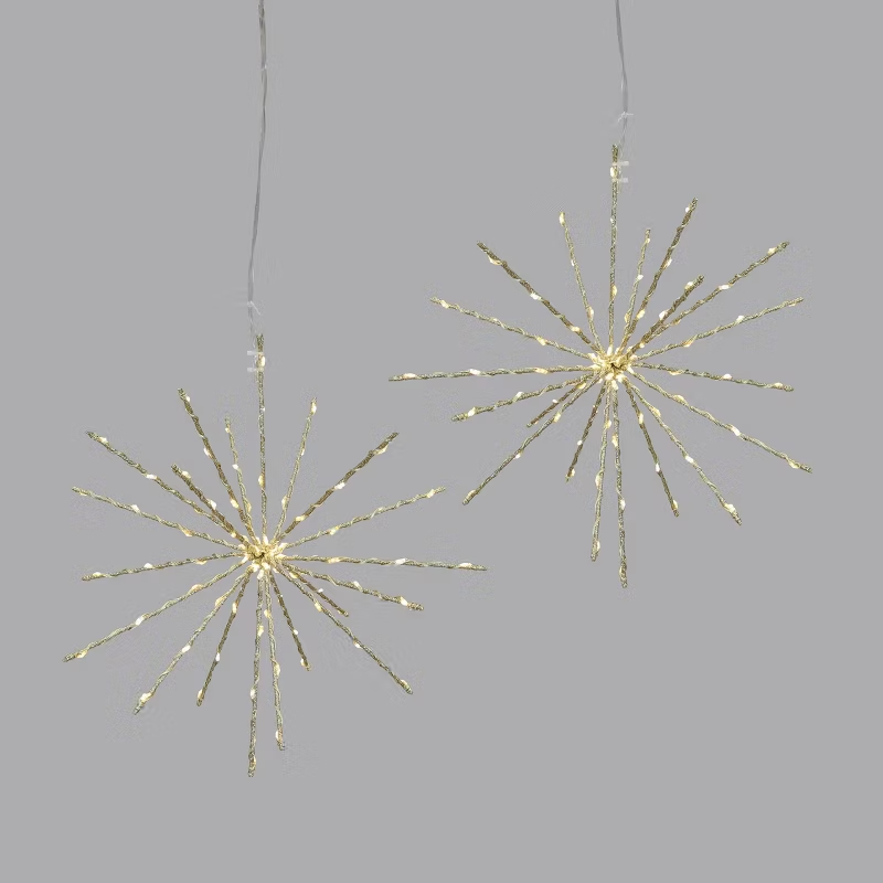 3-Pack 12" Twinkling Starburst Lights