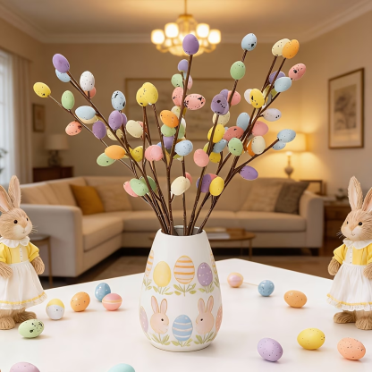 Easter Egg Branch Floral Stems for Vase