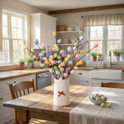 3Pcs Easter Egg Branch Floral Stems for Vase