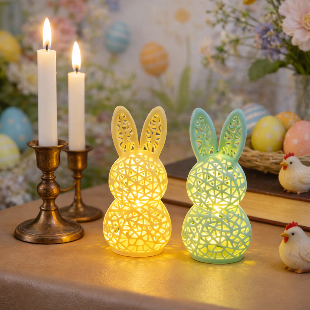 Easter Bunny LED Tabletop Lights Decorations