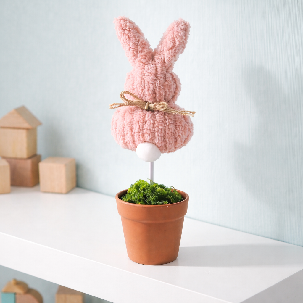 Cozy Spring Bunny Table Decor